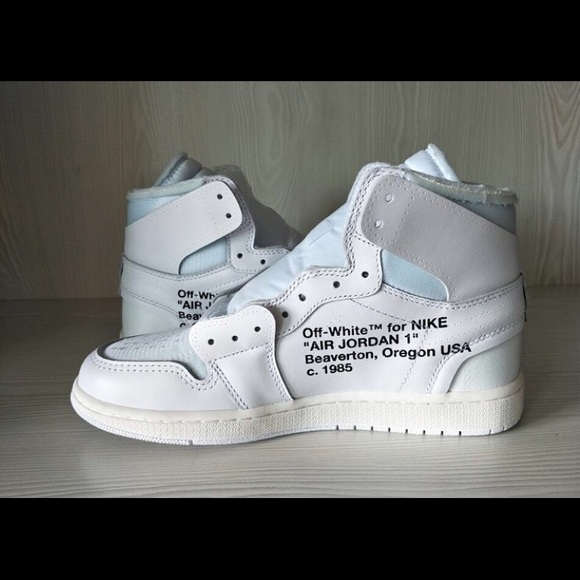 Off white air Jordan 1 retro high white - Picture 1 of 3